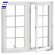 aluminum glass casement window